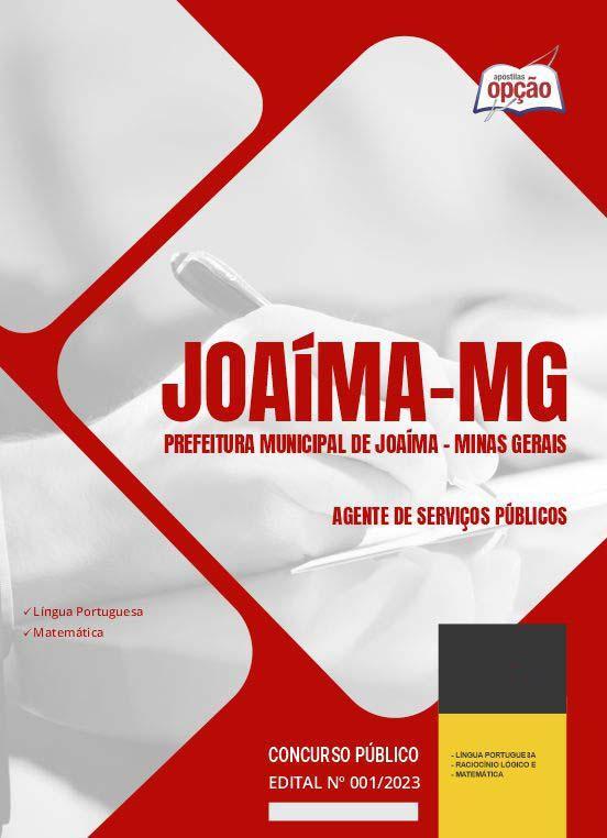 Miniatura Apostila Prefeitura Joaíma Mg 2024 Agente Serviços Públicos