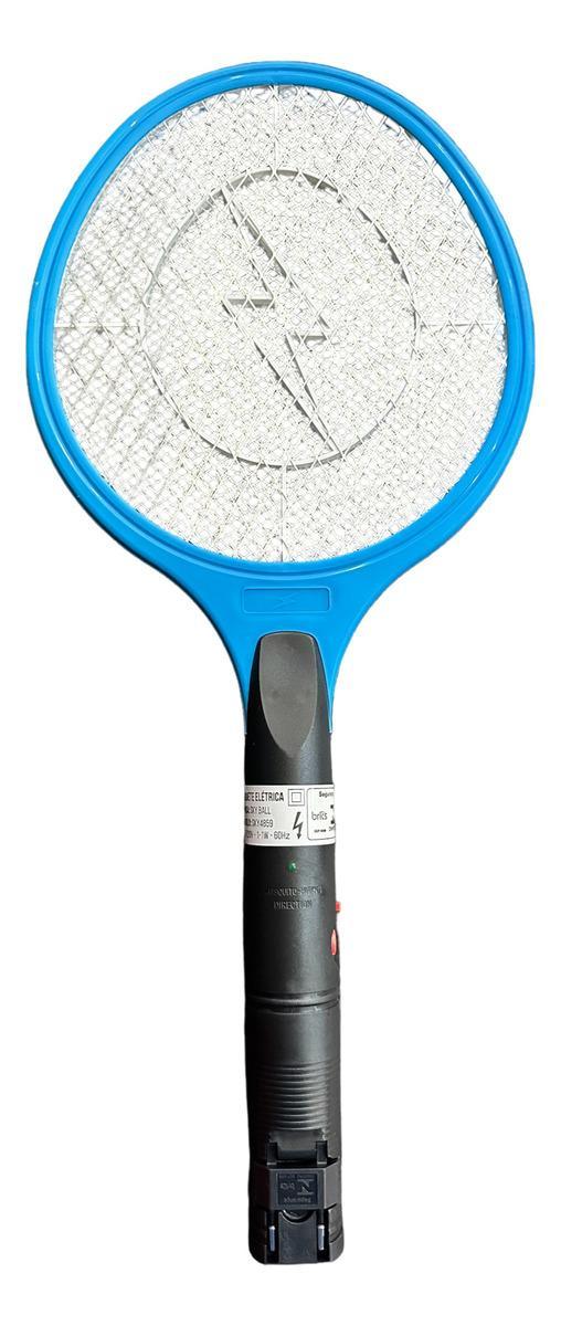 Miniatura Raquete Elétrica Mata Mosquito Dengue Recarregável - Inmetro
