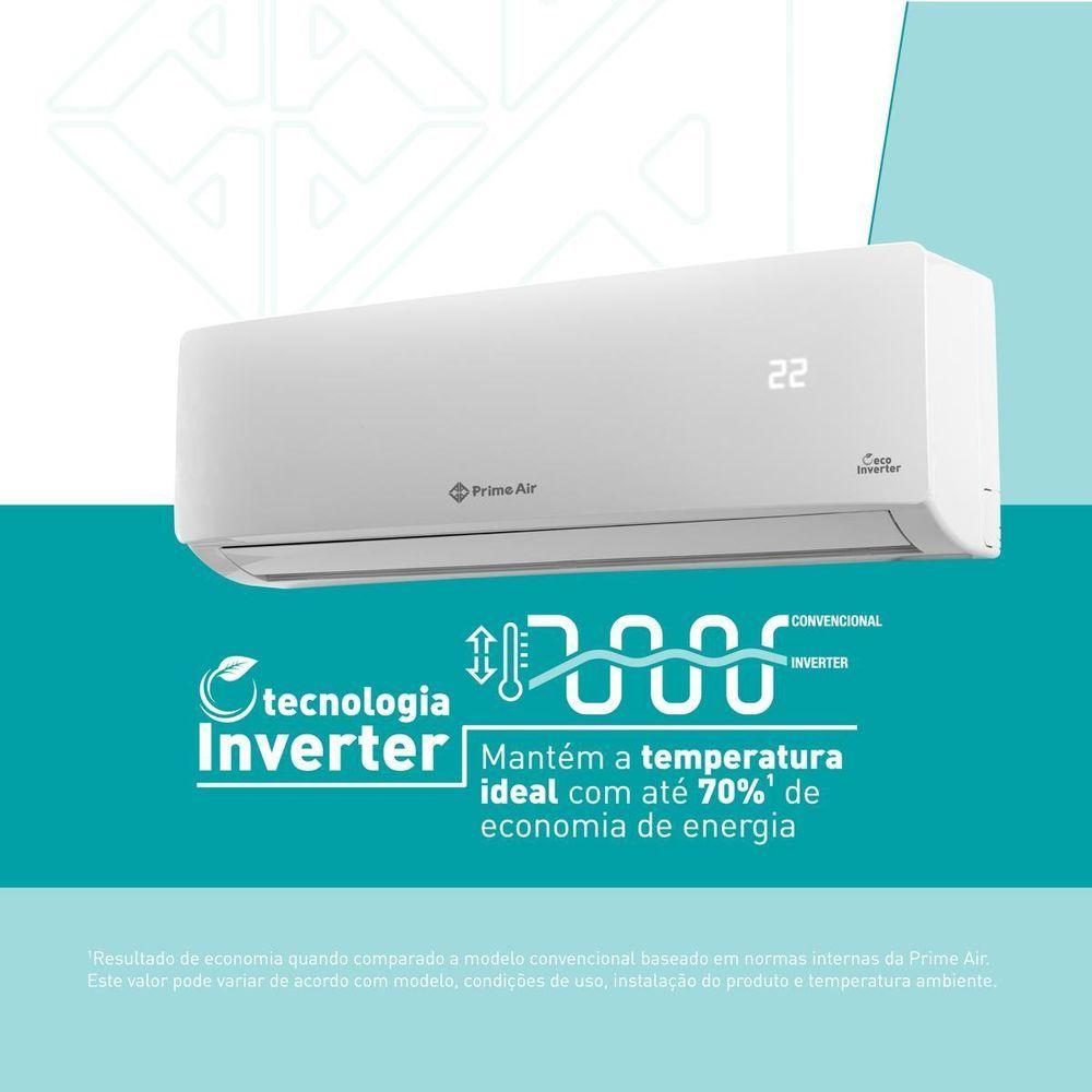 Ar Condicionado Split 9000 BTU/h Prime Air 9QC Quente E Frio 220V