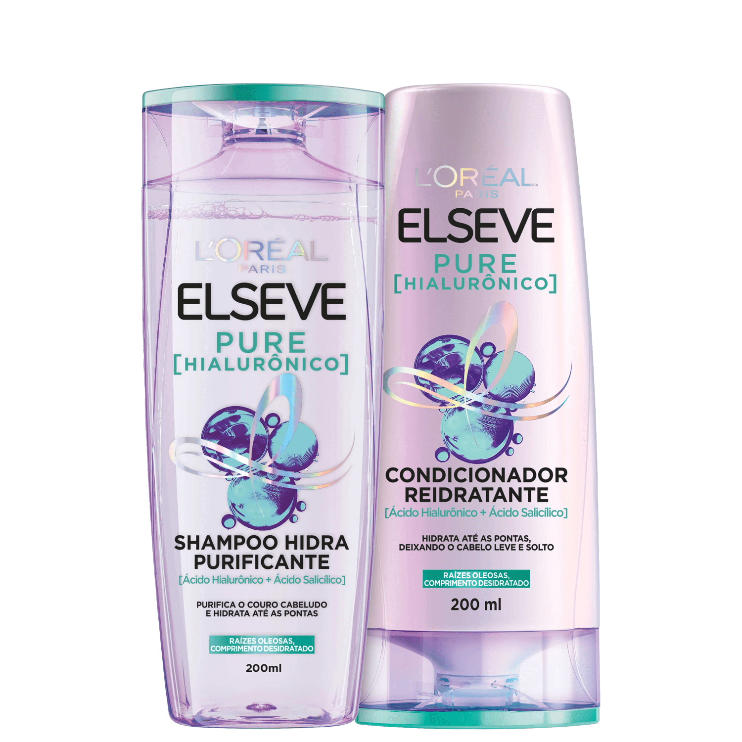 Miniatura Kit Elseve L'Oréal Paris Pure Hialurônico (2 Produtos)