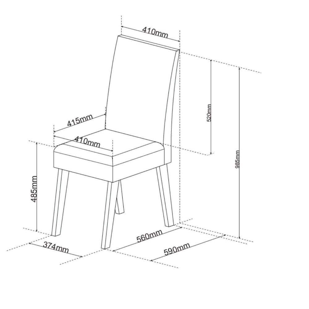 Miniatura Conjunto Canto Alemão com Baú Mesa 120x77,5cm Tampo sem Vidro com 2 Cadeiras Milão Mel/Kaki