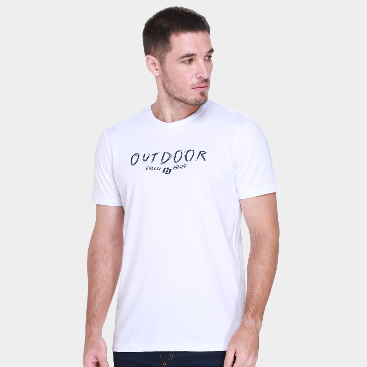 Miniatura Camiseta Colcci Casual Masculina Branco - G