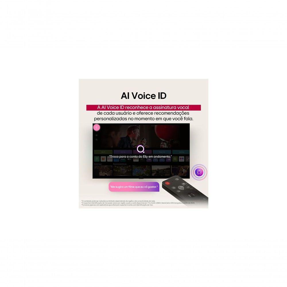 TV LG 50 4K Super Upscaling Magic Remote WebOS 50UA8550PSA Bivolt
