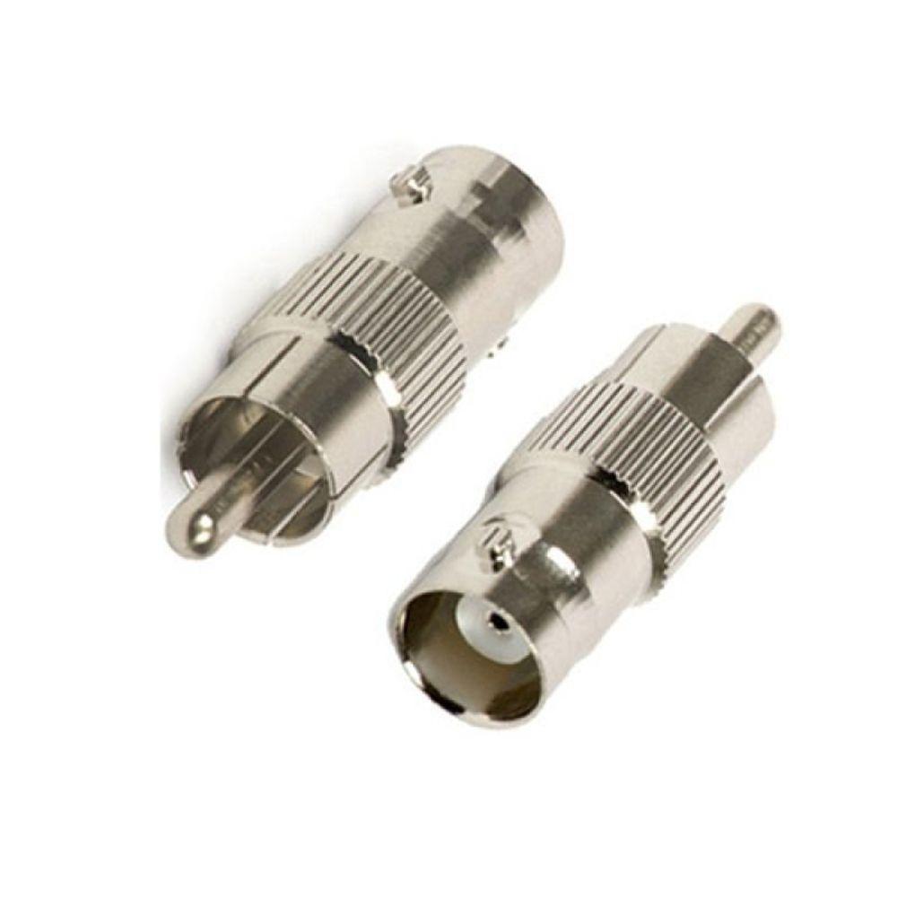 Miniatura Adaptador Bnc Femea X Rca Macho