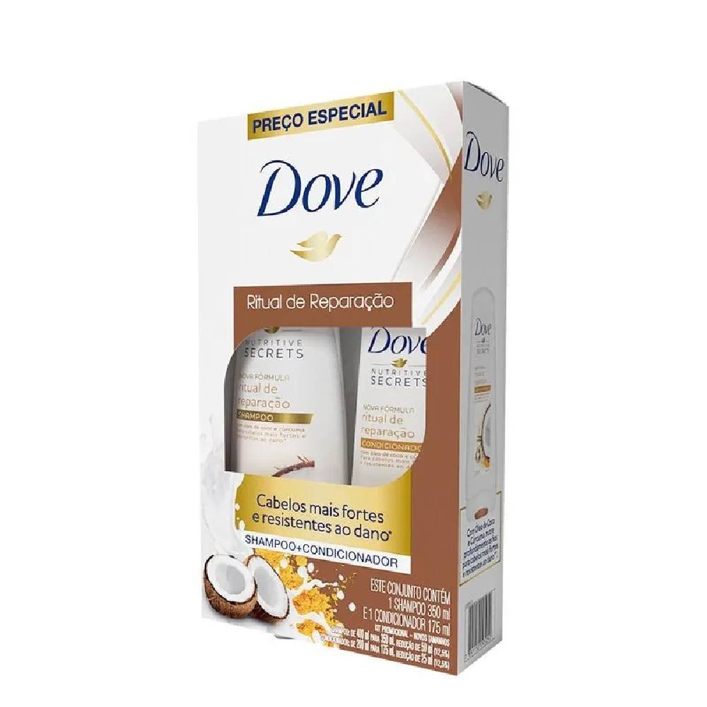Miniatura Kit Dove Ritual De Reparação Shampoo 350ml+condicionador 175ml Preço Especial