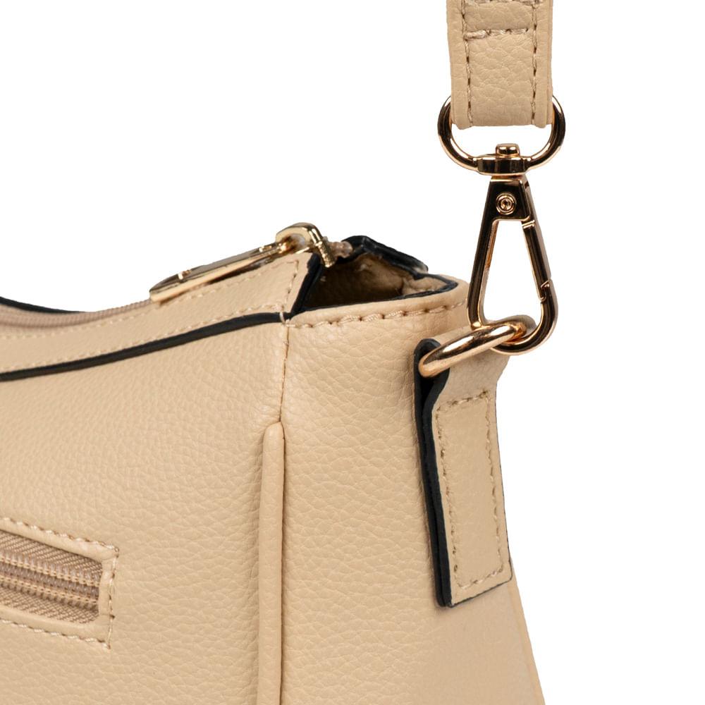 Miniatura Bolsa Transversal Feminina BG Amour Bege Bege