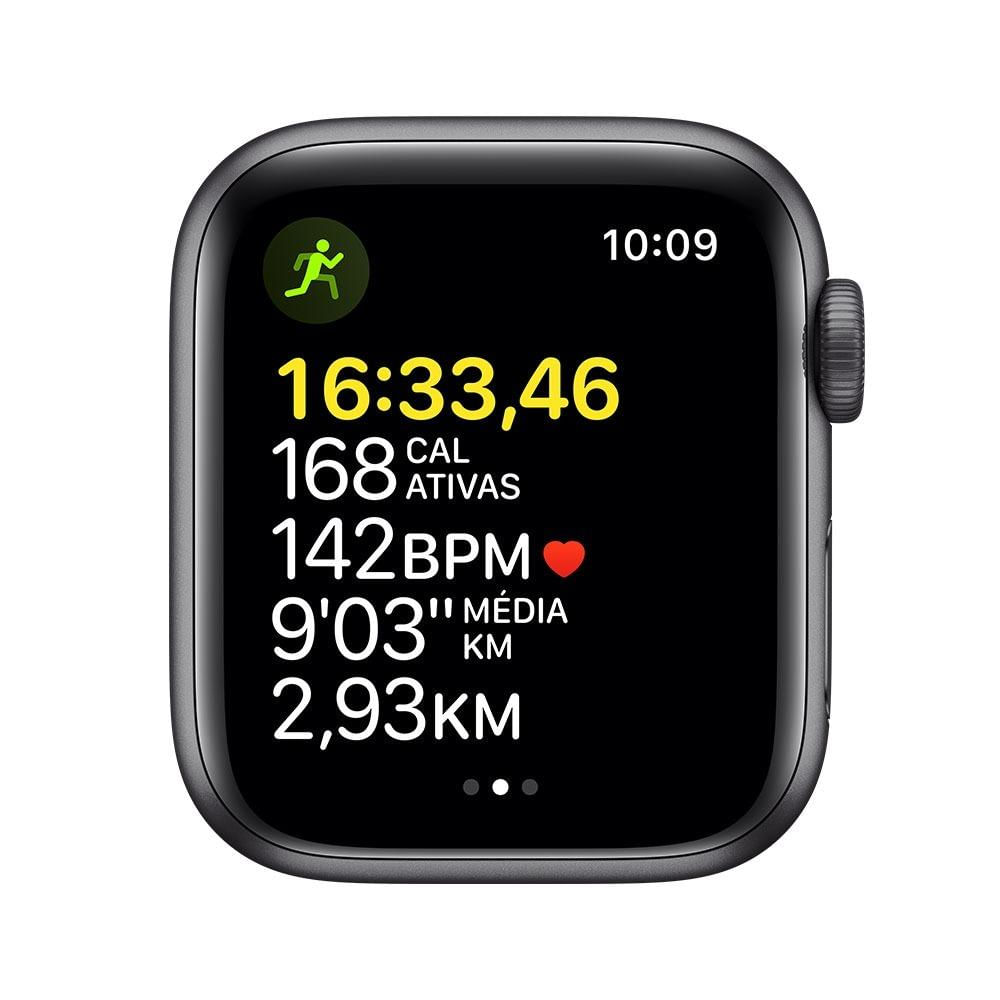 Miniatura (Seminovo) Apple Watch SE (GPS, 40 mm) - Caixa de alumínio Cinza-espacial