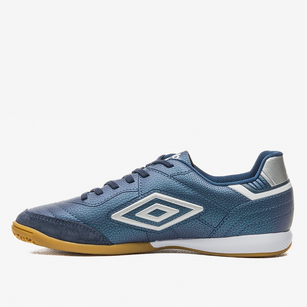 Miniatura Chuteira Futsal Umbro Speciali Classic Unissex Marinho+Cinza - 37