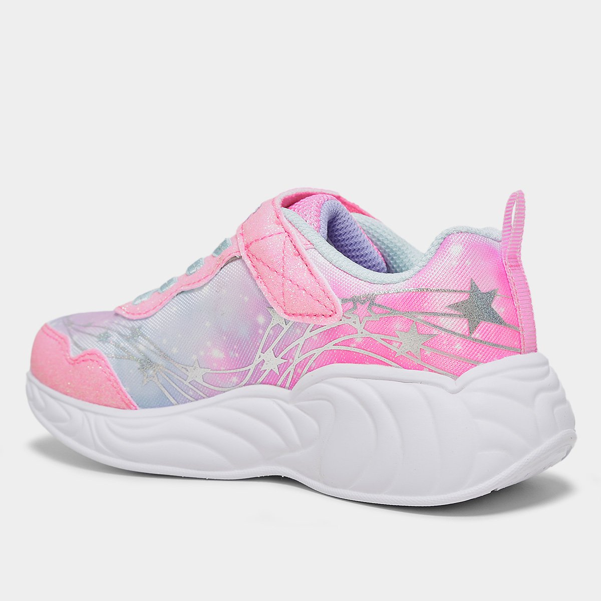 Miniatura Tênis Infantil Skechers Unicorn Dreams Wis Menina Azul+Rosa - 26