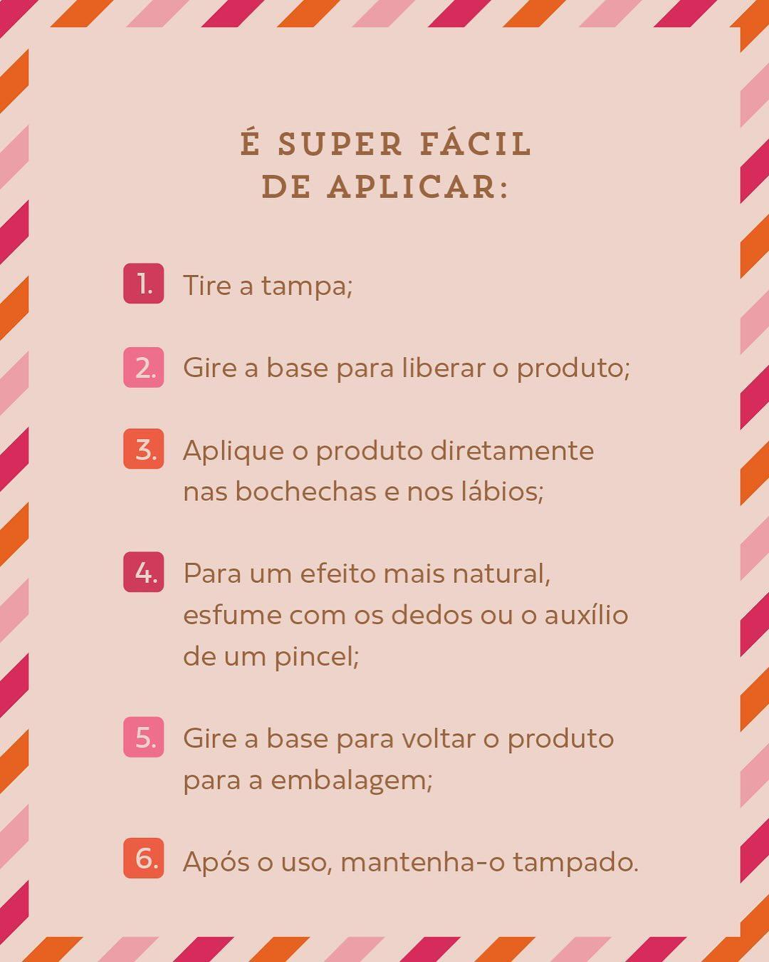 Latika My Blush Bali - Blush Tint Em Bastão 20G