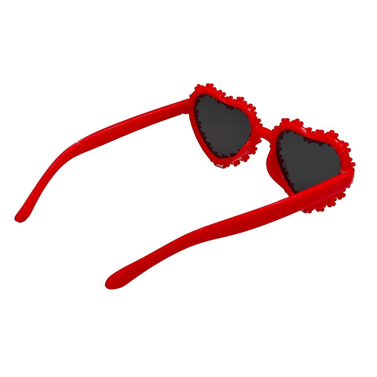 Miniatura Óculos Sol Infantil Coração Flor Fofinho Moda Blogueirinha