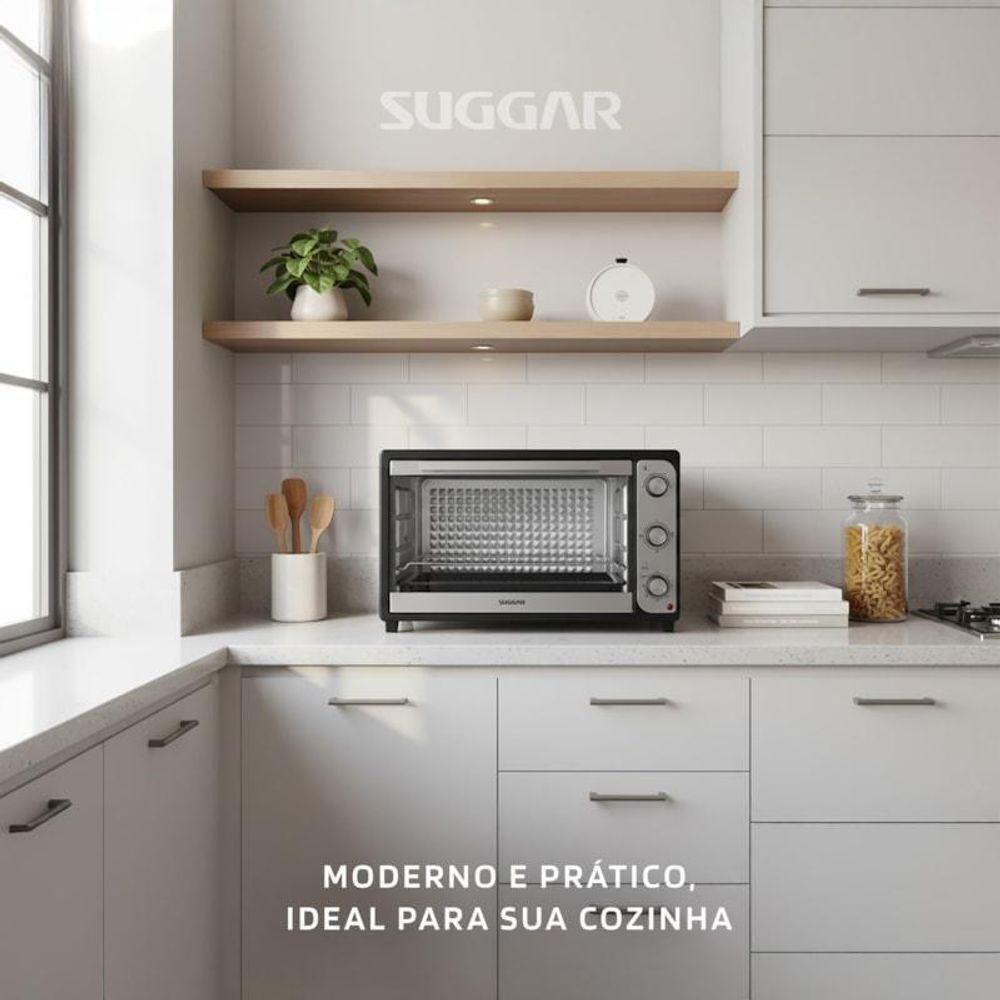 Forno Eletrico Suggar 60L Preto 220V