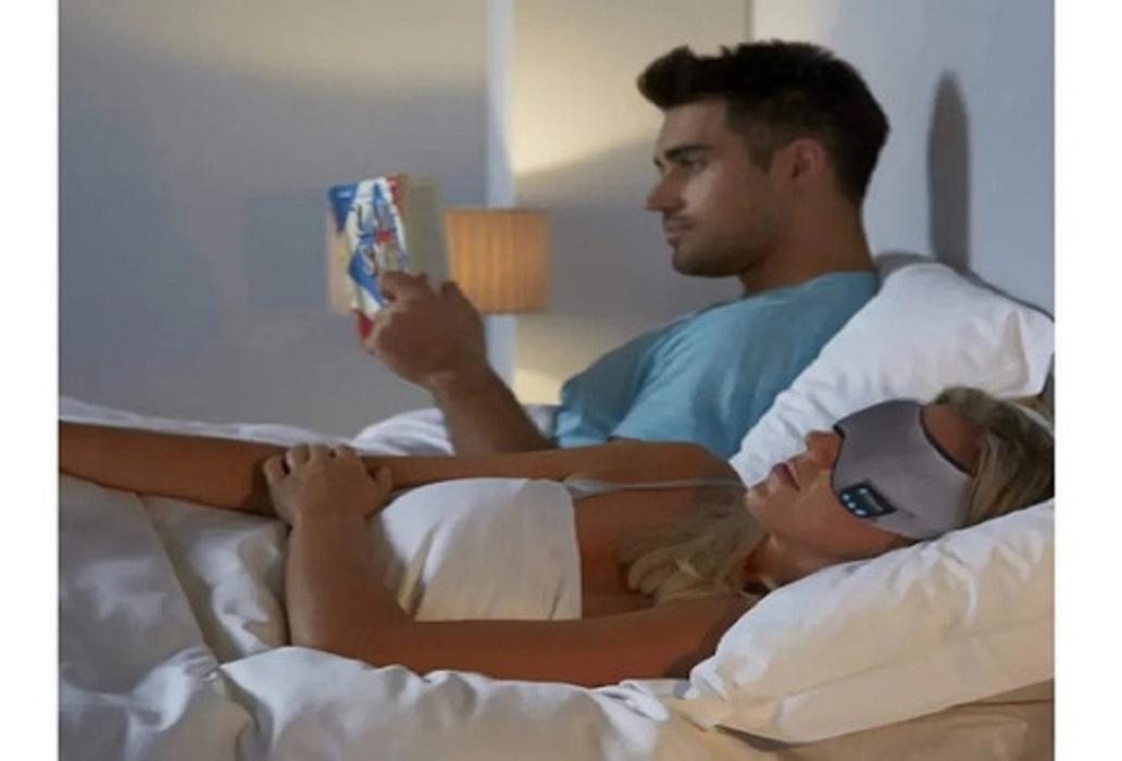 Miniatura Tapa Olho Máscara Dormir Fone De Ouvido Bluetooth Confort