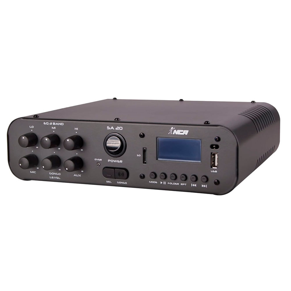Miniatura Amplificador Compacto para som ambiente SA20