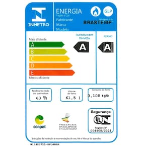 Fogão Brastemp 4 Bocas BFO4NBR Clean com Mesa de Inox, 2 Prateleiras Ajustáveis e Acendimento automático Bivolt – Inox