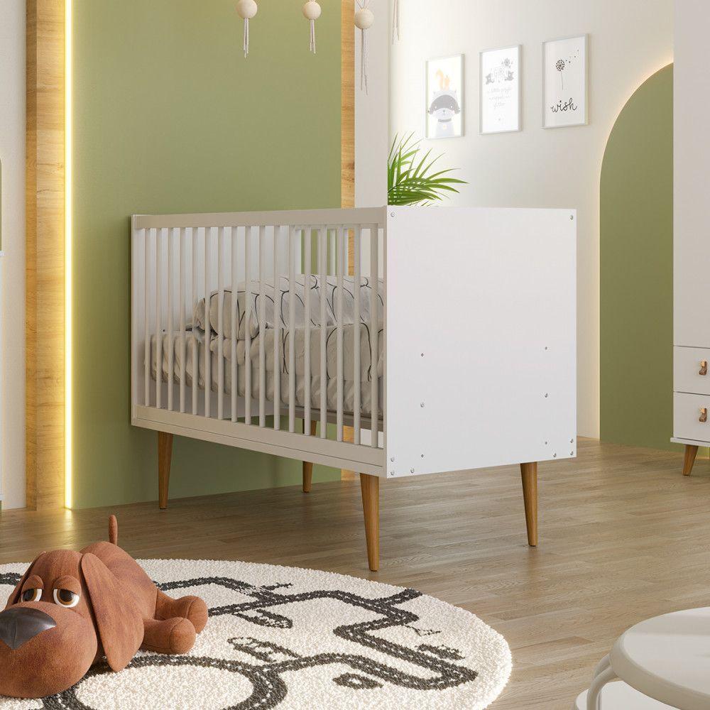 Miniatura Berço Americano Encanto Branco Brilho Batrol Branco