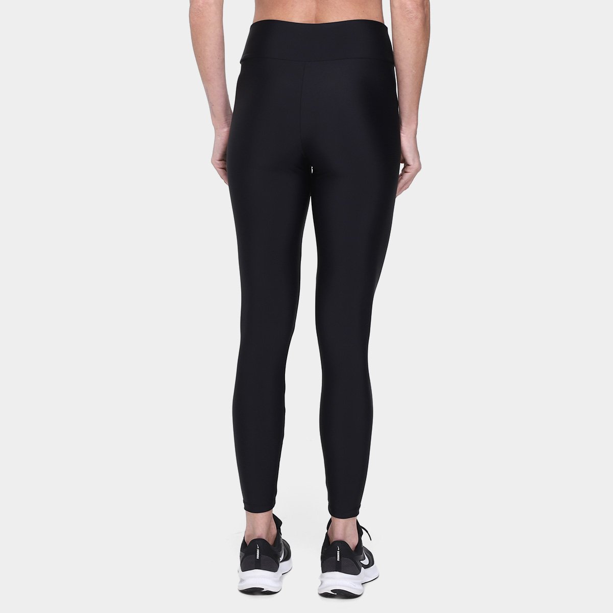 Miniatura Calça Legging Corinthians Coimbra Cintura Alta Feminina Preto - G