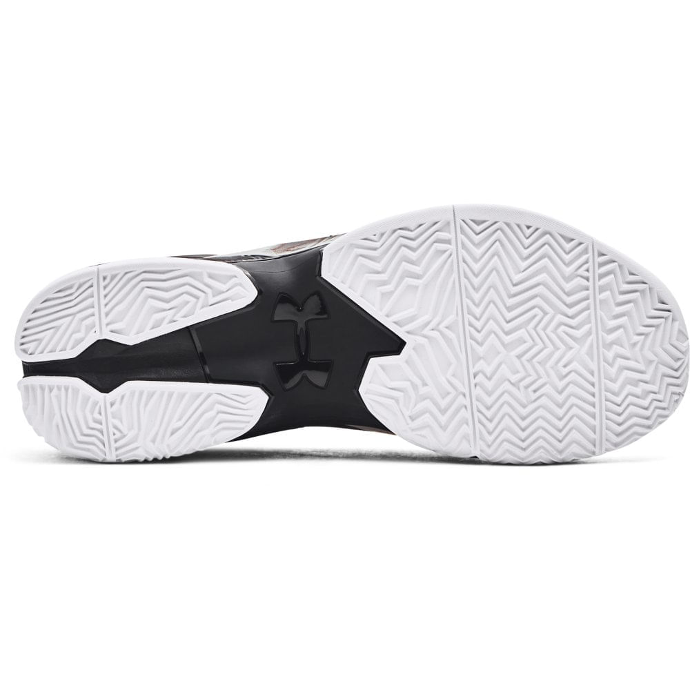 Miniatura Tênis de Basquete Under Armour Curry 2 Retrô 38 Branco