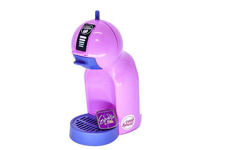 Miniatura Kit Brinquedo Cozinha Menina Rosa Fogão Pote Panela Café 13P
