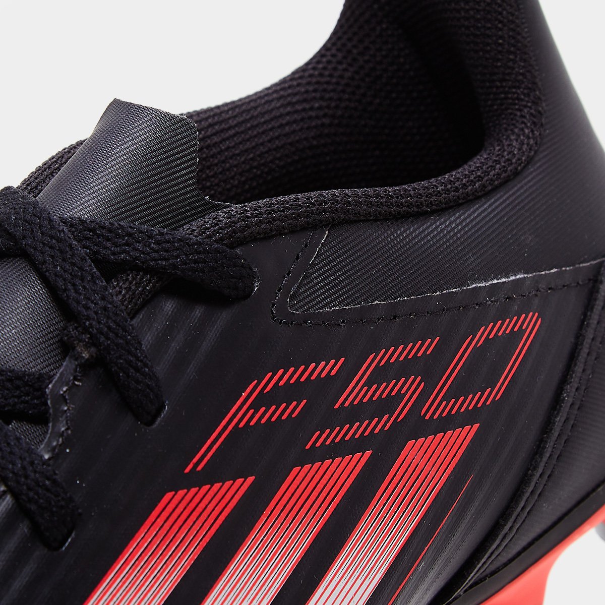 Chuteira Campo Adidas F50 Club Unissex Preto+Vermelho - 37