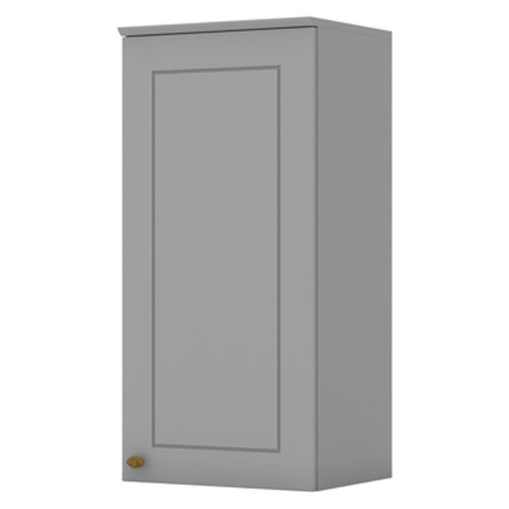 Miniatura Armario Aereo 1 Porta Mdf 40 Cm Americana C364 Cinza Henn