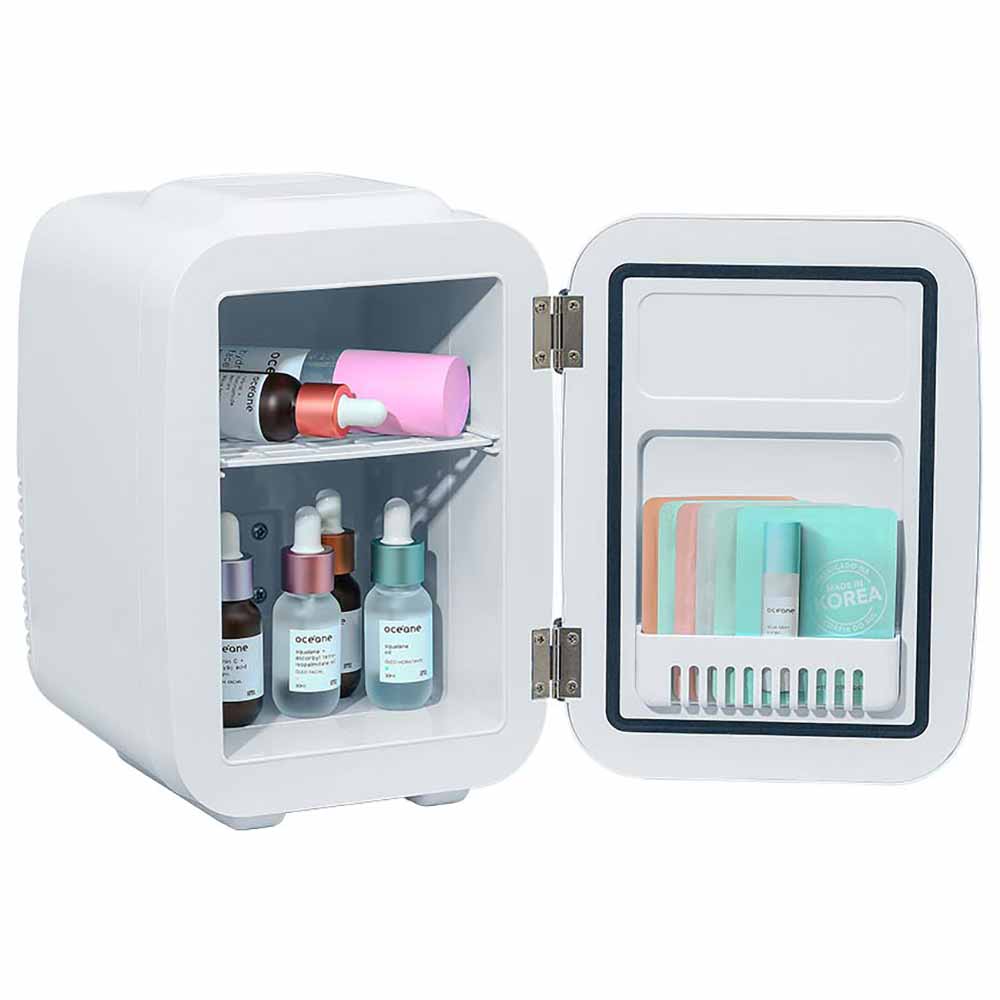 Miniatura Mini Geladeira Océane Skincare Fridge 4L Branca