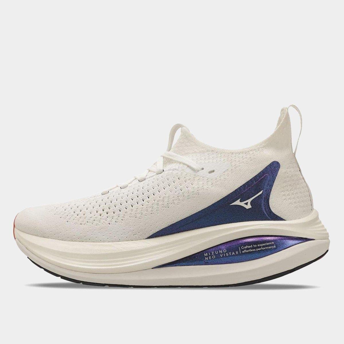Miniatura Tênis Mizuno Neo Vista 2 Masculino Branco+Roxo - 39
