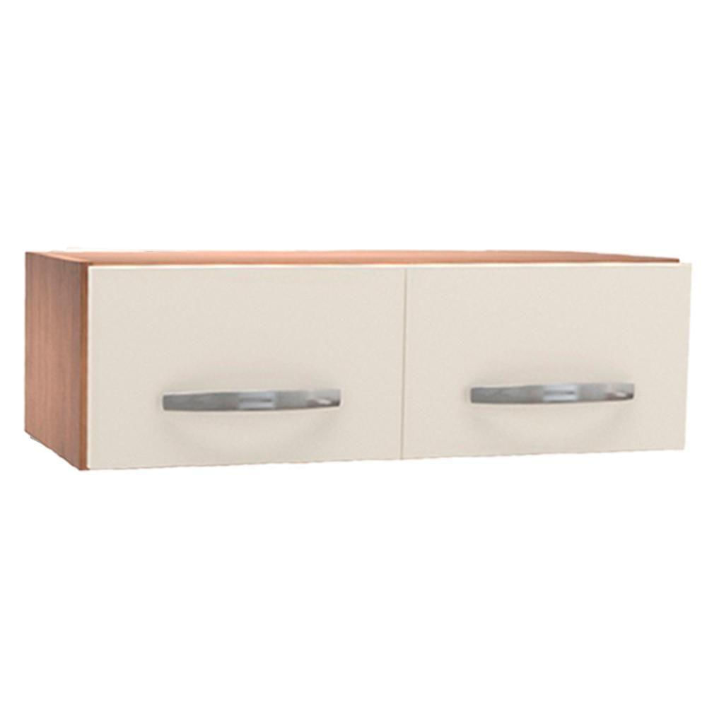 Miniatura Armario Aereo Geladeira 2 Portas 79cm 9190 Savana Off White Mobbs