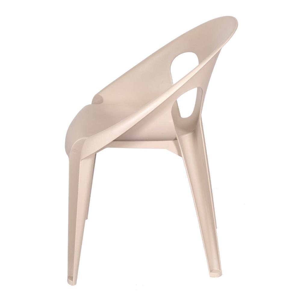 Miniatura Cadeira Polipropileno para Sala de Jantar Drop Fendi