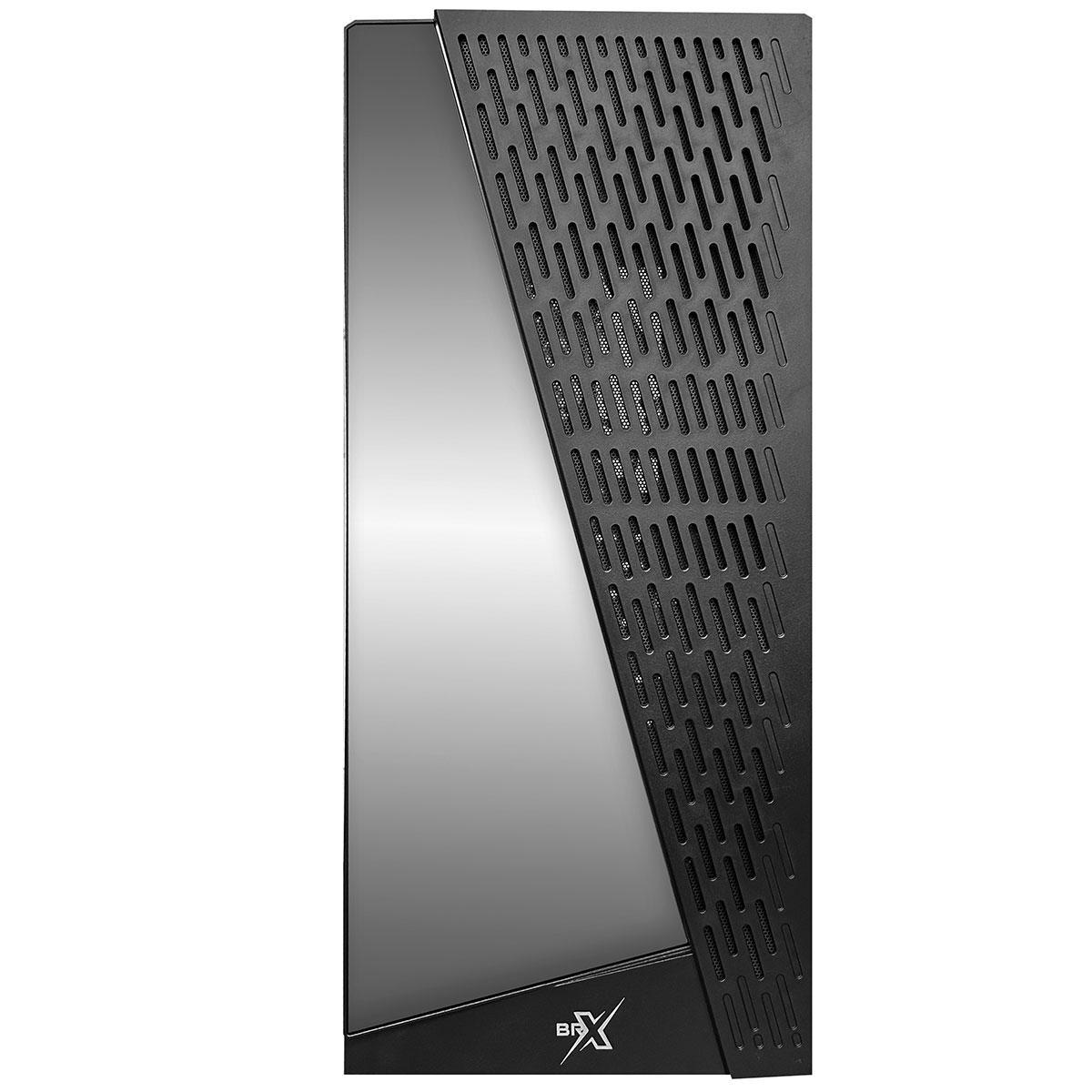Gabinete Gamer Brx Black Neon, Atx, Lateral Em Vidro