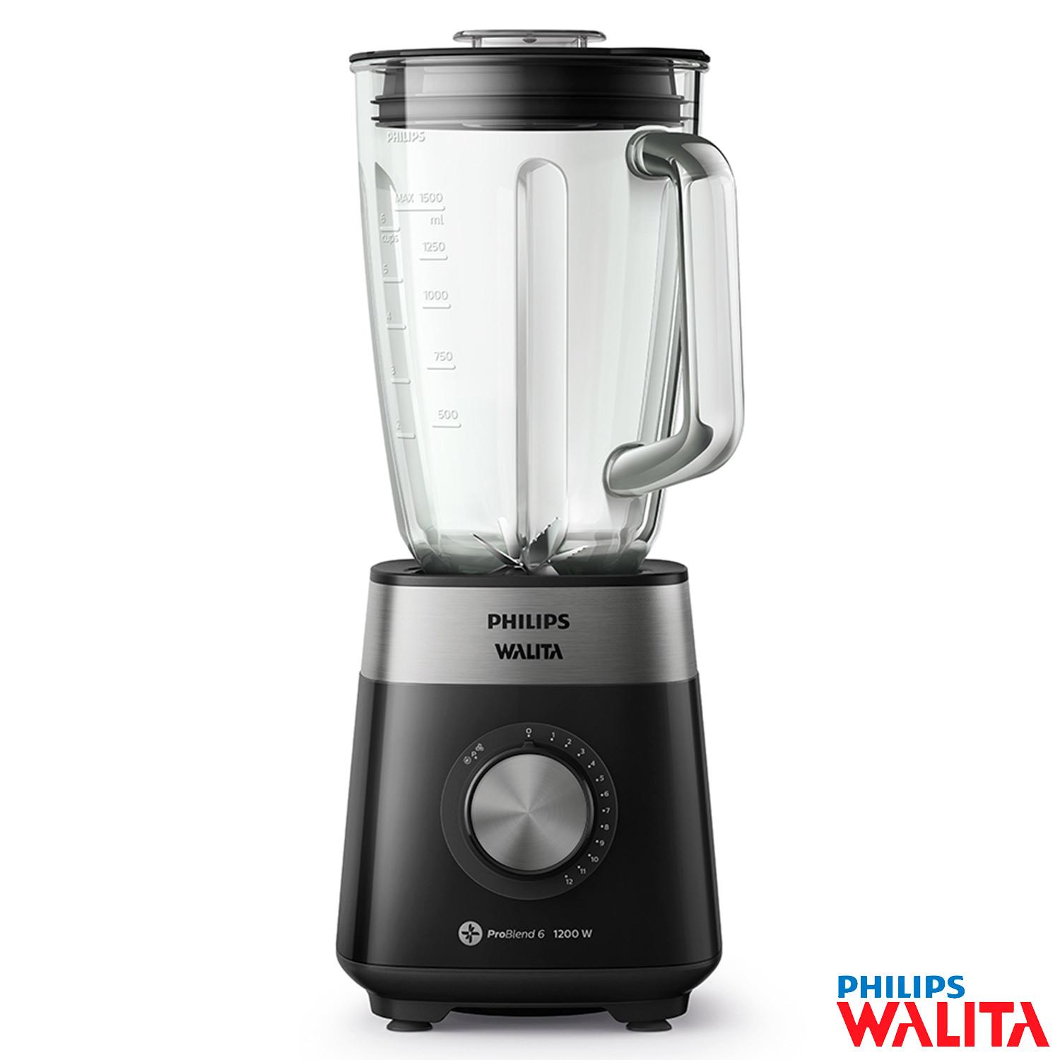 Miniatura Liquidificador Philips Série 5000 com 12 Velocidades e Jarra de Vidro com 2 Litros - RI2242 110