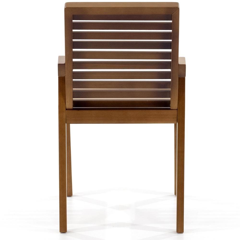 Miniatura Conjunto Mesa De Jantar Redonda Branca Lara Premium 100cm Com 4 Cadeiras Isabela - Natural