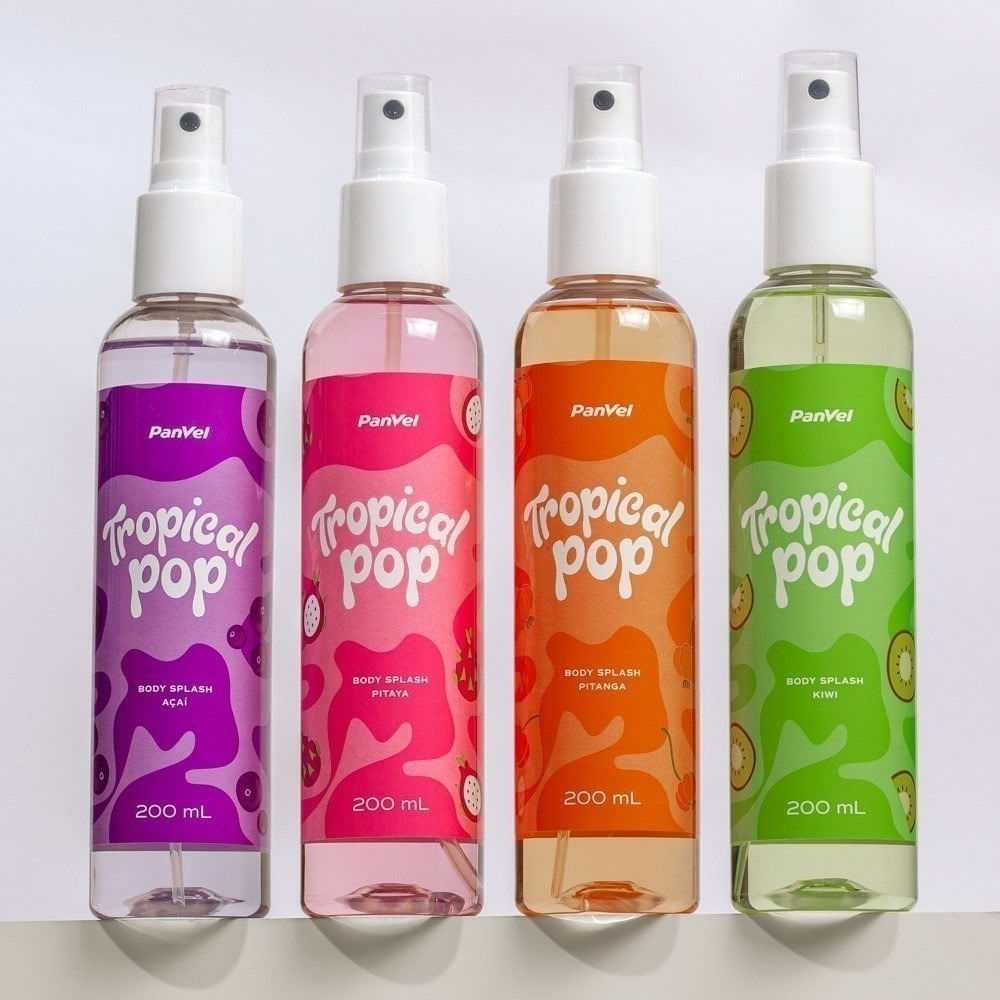 Miniatura Body Splash Pitanga Tropical Pop Panvel 200ml