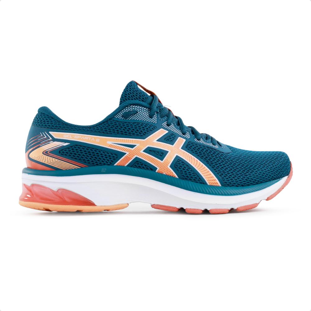 Miniatura Tênis Asics Gel Sparta 2 Feminino Azul / Laranja - 35