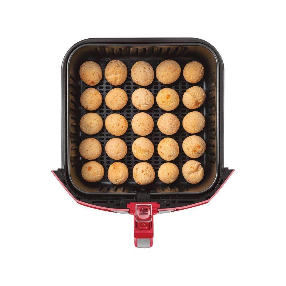 Miniatura Fritadeira Elétrica Air Fryer 8 Litros Mondial Afn80 5993-02 Vermelho/inox 127v