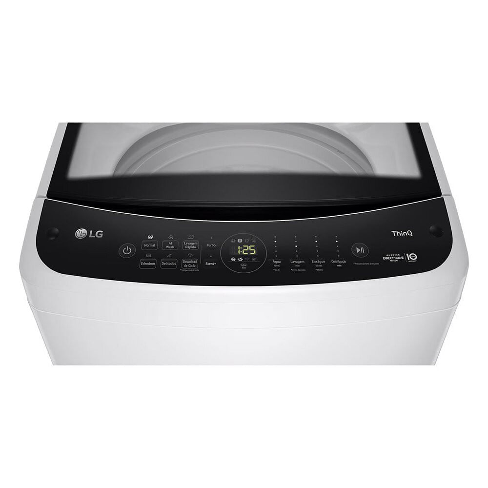 Máquina de Lavar Automática 16 kg LG com Inteligência Artificial AIDD - WT16WV6 Branco - 110V