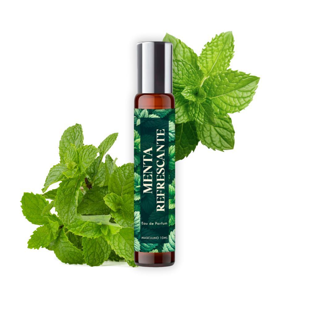 Miniatura Perfume Roll On Menta Refrescante Masculino 10Ml - Natural