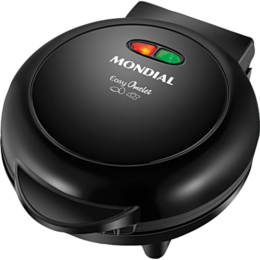 Miniatura Omeleteira Elétrica Mondial Easy Omelet OM-02 Preta 220V 220V