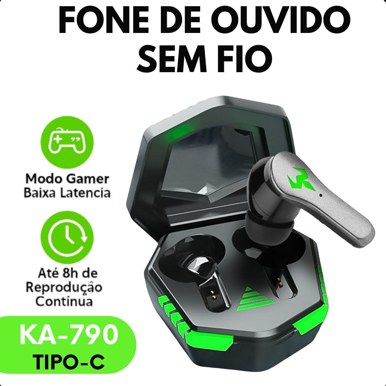 Miniatura Fone Gamer Bluetooth 5.1 - Jogos Online Celular E Pc