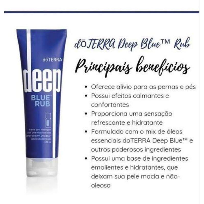 Miniatura Creme Para Massagem Deep Blue Rub Hortelã 120Ml Original