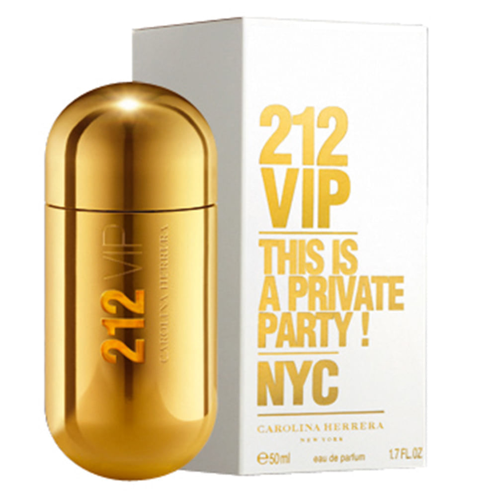 Miniatura 212 Vip Carolina Herrera - Perfume Feminino - Eau de Parfum 50ml