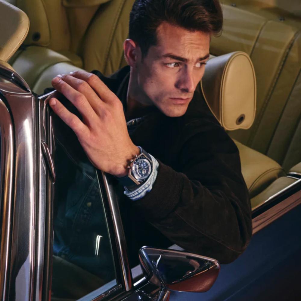 Miniatura Relógio Q Timex Chronograph TW2Y36100