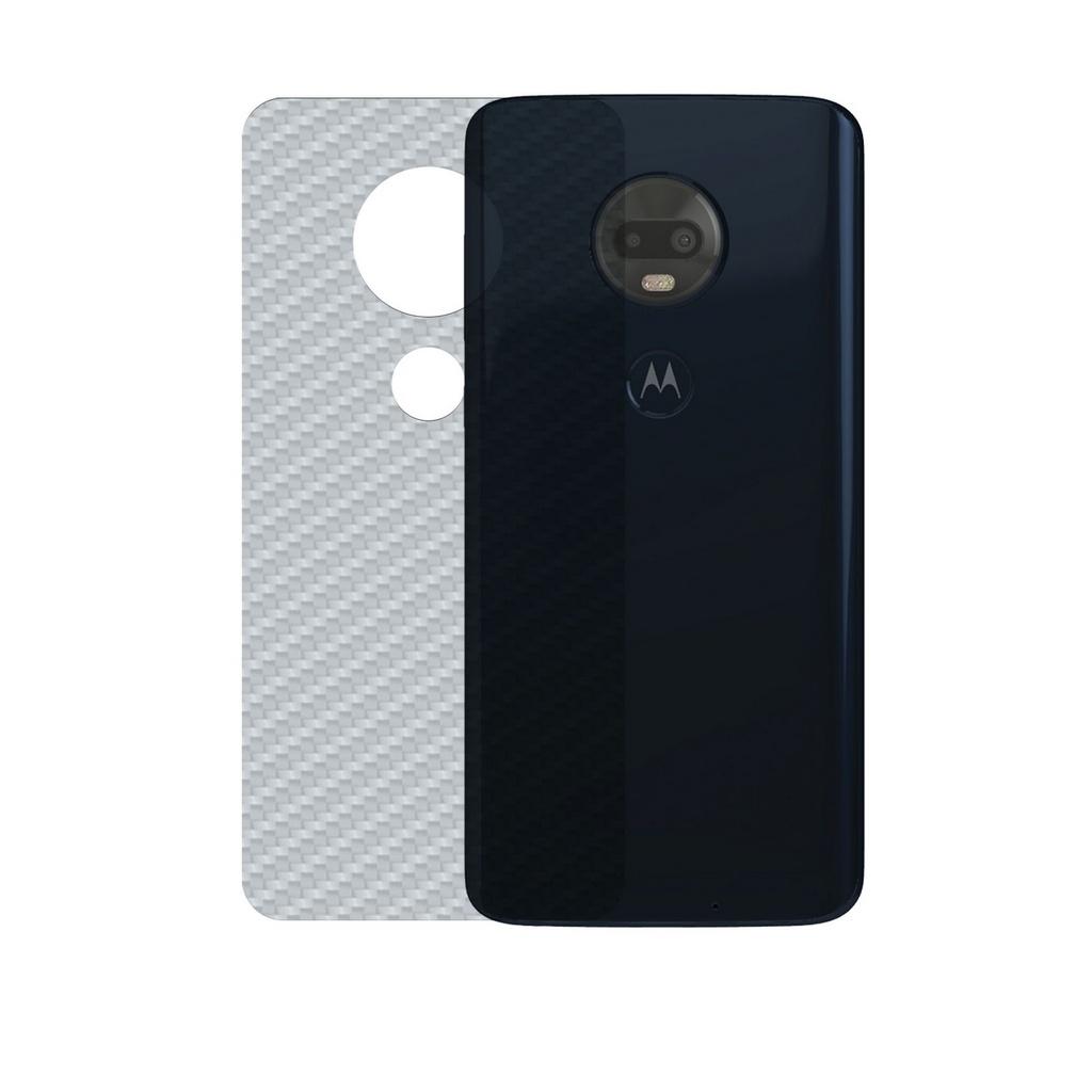 Miniatura Película Traseira de Fibra de Carbono Transparente para Moto G7 - Gorila Shield