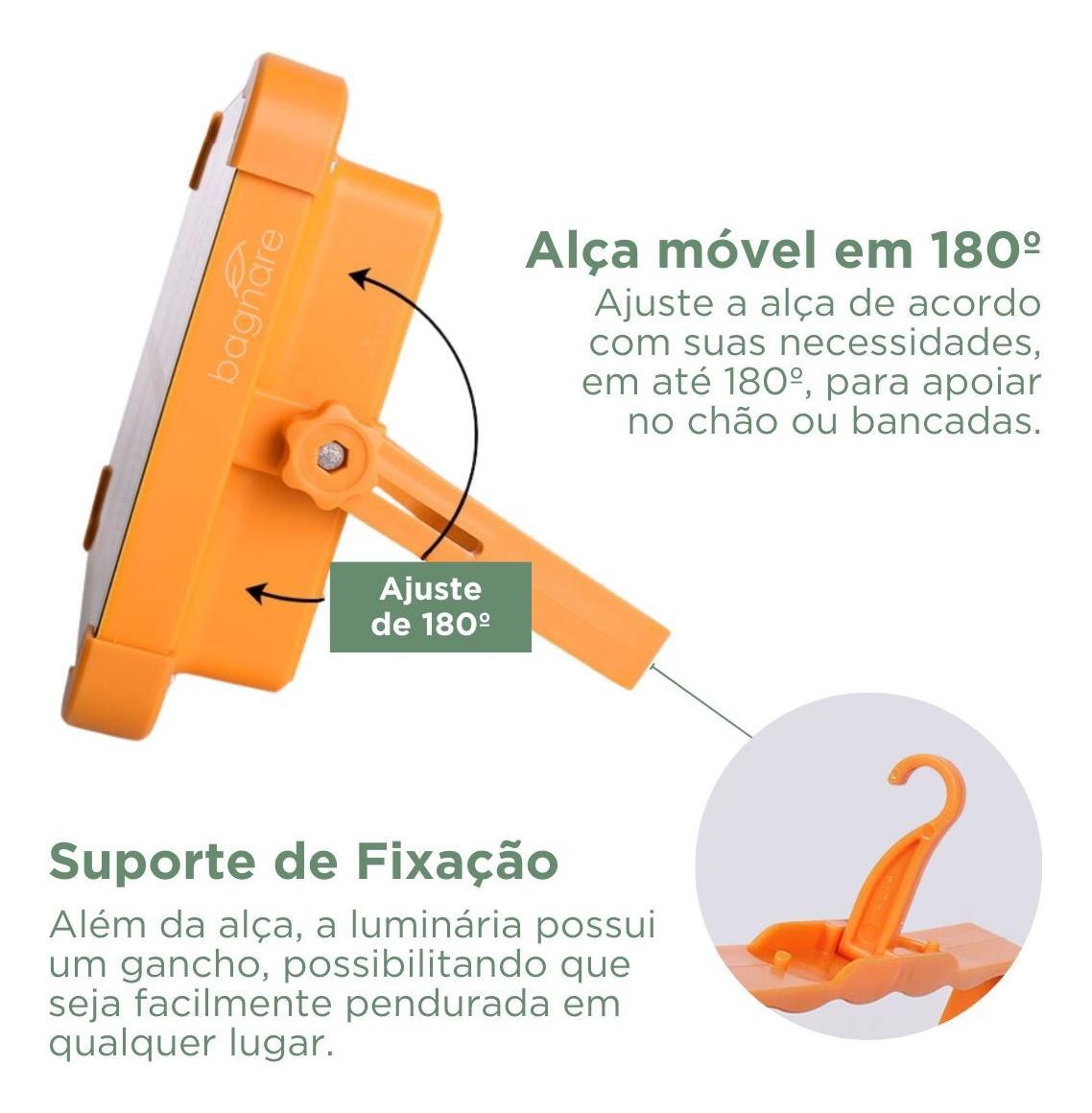 Lanterna Solar Led Prova Dágua Camping Recarregável Tática