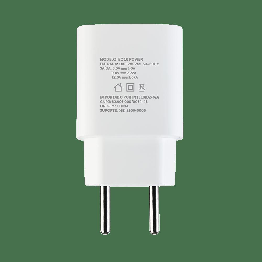 Carregador Usb Branco 20W Ec 10 Power Intelbras