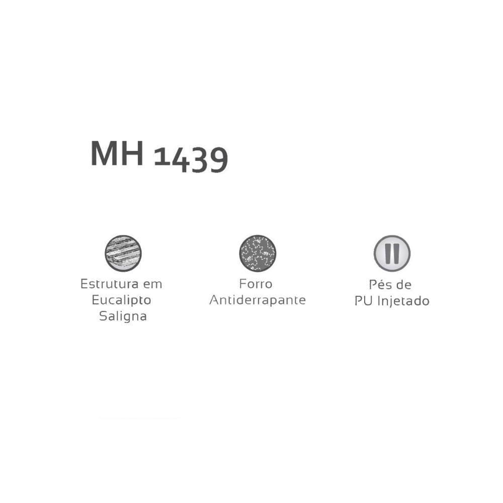 Miniatura Cama Box Baú Universal Solteiro Mh1439 Bordado Brown (88x188x35) - Herval