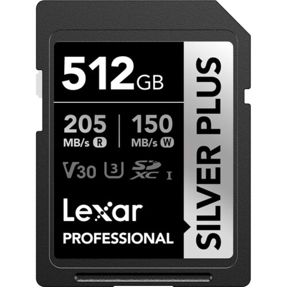 Miniatura Cartão Memória Lexar Sd Xc 512Gb 205Mb/S Uhs-I V30 Silver