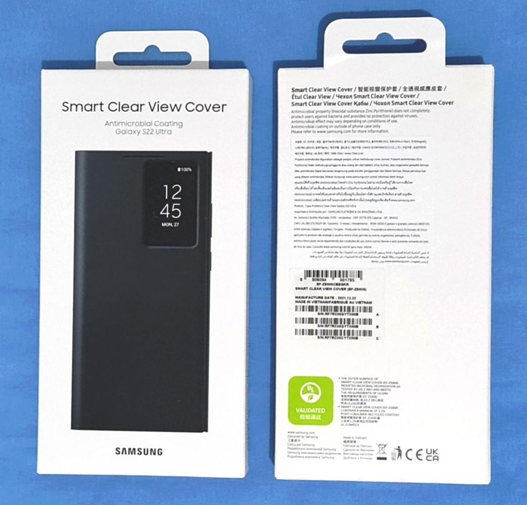 Miniatura Capa Smart Clear View Para Samsung Galaxy S22 Ultra