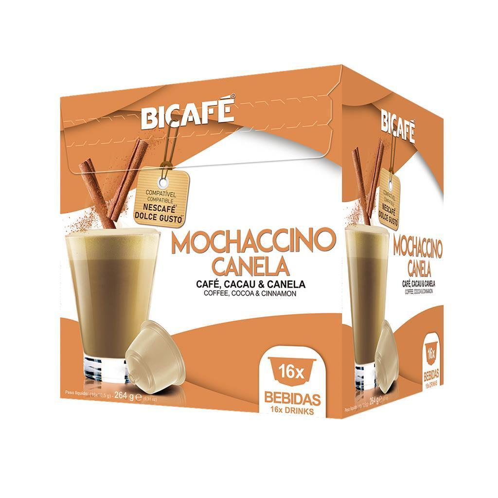 Miniatura Cápsulas Para Dolce Gusto Mochaccino Canela Bicafé