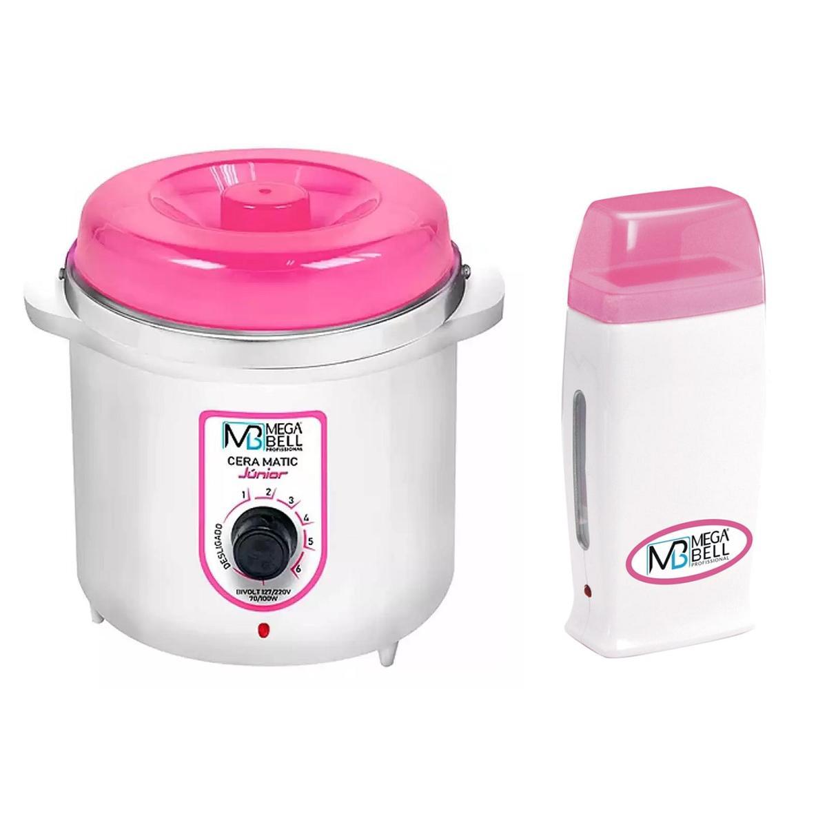 Miniatura Kit Para Depilação Com Cera Quente Rolon E Termocera 400G